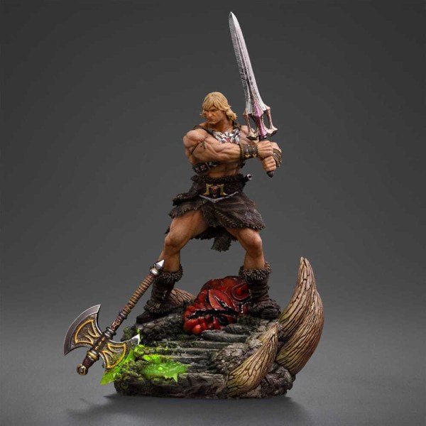 Statuetta Maestri dell’Universo 1/10 Art Scale Deluxe He-Man Scatenato 34 cm