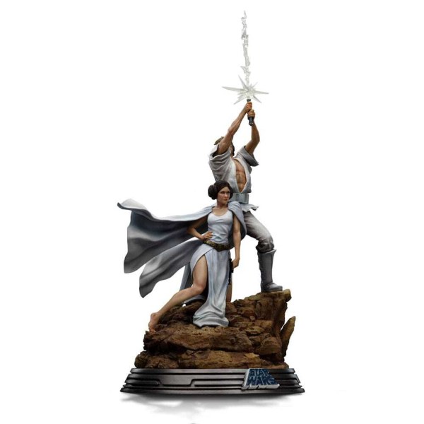 Statuetta Star Wars 1/10 Deluxe Art Scale Luke e Leia 41 cm