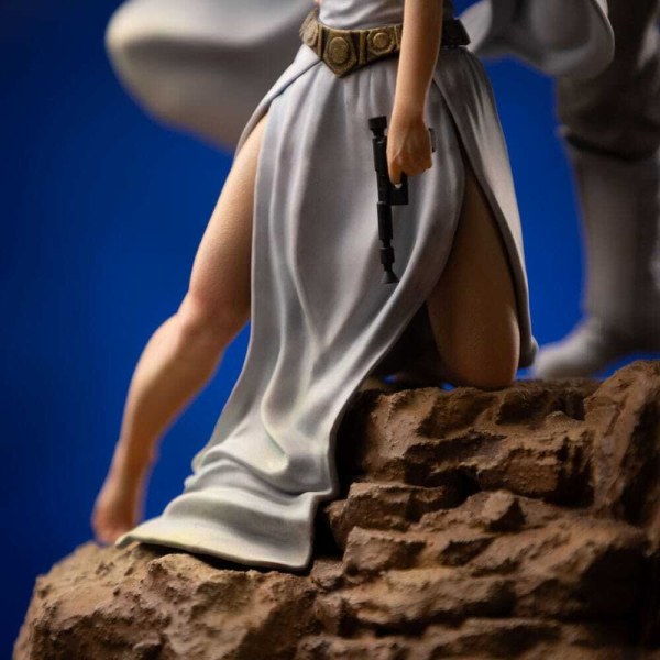 Statuetta Star Wars 1/10 Deluxe Art Scale Luke e Leia 41 cm