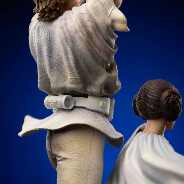 Statuetta Star Wars 1/10 Deluxe Art Scale Luke e Leia 41 cm