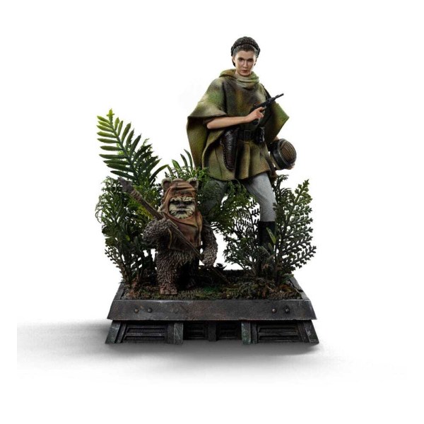 Statua in Art Scale Star Wars Episodio VI 1/10 Leia e Wicket 21 cm