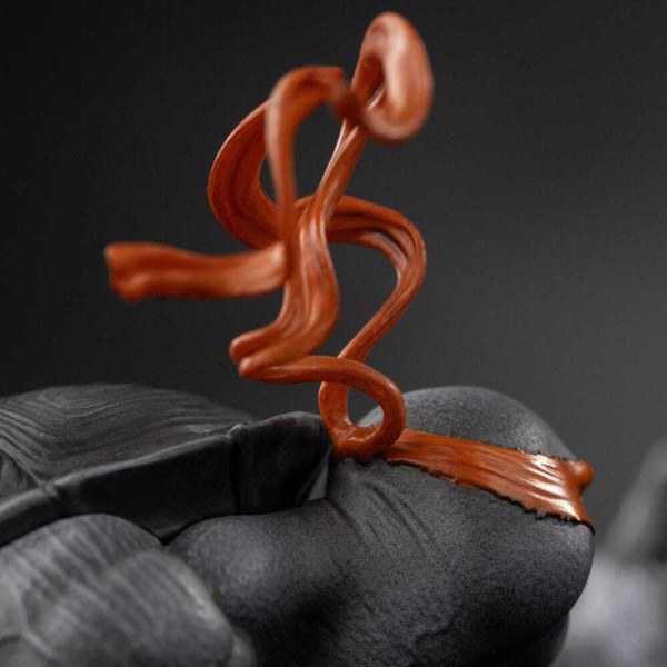 Statuetta Tartarughe Ninja 1/10 Art Scale Michelangelo Variante Bianco e Nero 26 cm