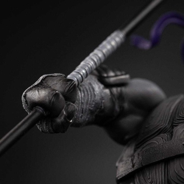 Statuetta Tartarughe Ninja 1/10 Art Scale Donatello Variante Bianco e Nero 26 cm