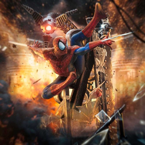 Statuetta di Spider-Man 1/10 Art Scale Spider-Man 10° anniversario 29 cm