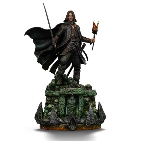 Statua di Aragorn scatenato in Art Scale 1/10 de Il Signore degli Anelli, 31 cm
