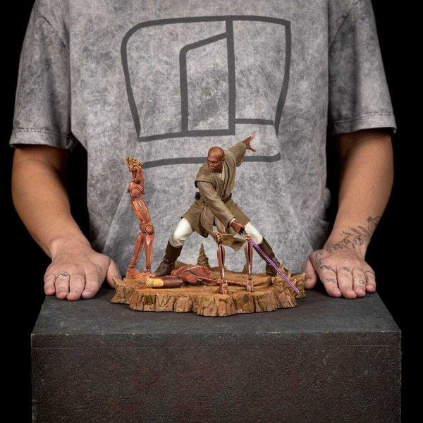 Statuetta Star Wars 1/10 Art Scale Mace Windu 18 cm