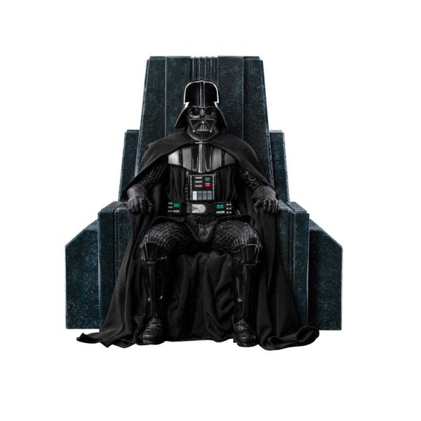 Statuetta Star Wars 1/10 Art Scale Darth Vader sul Trono 18 cm