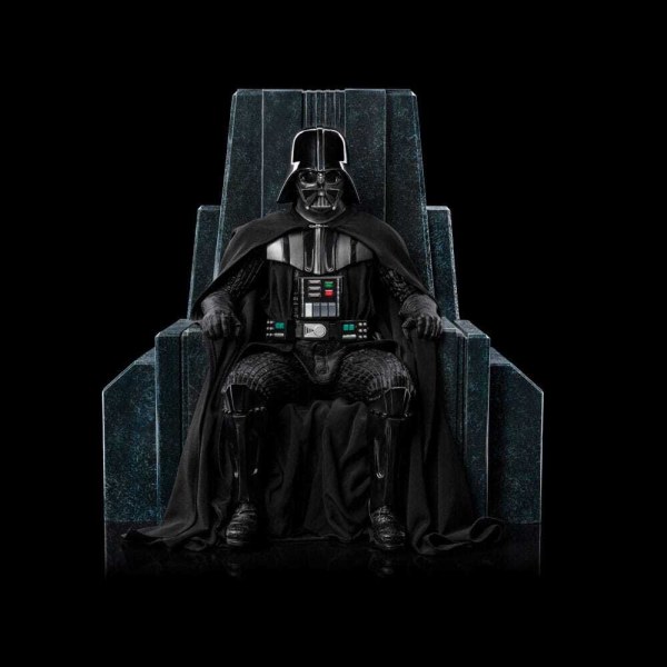 Statuetta Star Wars 1/10 Art Scale Darth Vader sul Trono 18 cm