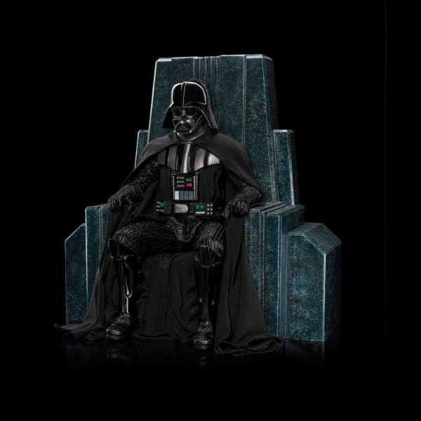 Statuetta Star Wars 1/10 Art Scale Darth Vader sul Trono 18 cm