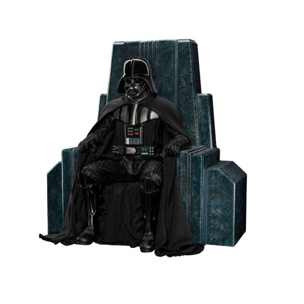 Statuetta Star Wars 1/10 Art Scale Darth Vader sul Trono 18 cm