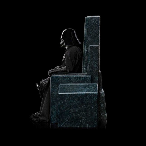 Statuetta Star Wars 1/10 Art Scale Darth Vader sul Trono 18 cm