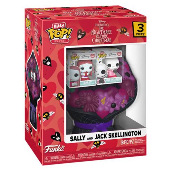 Bitty Pop Bouquet di San Valentino Jack & Sally - Disney Nightmare Before Christmas
