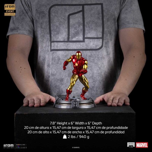 Art Scale Iron Man 20 cm - Iron Studios Marvel
