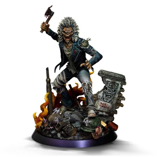 Art Scale Eddie 22 cm - Iron Studios Iron Maiden 50° anniversario