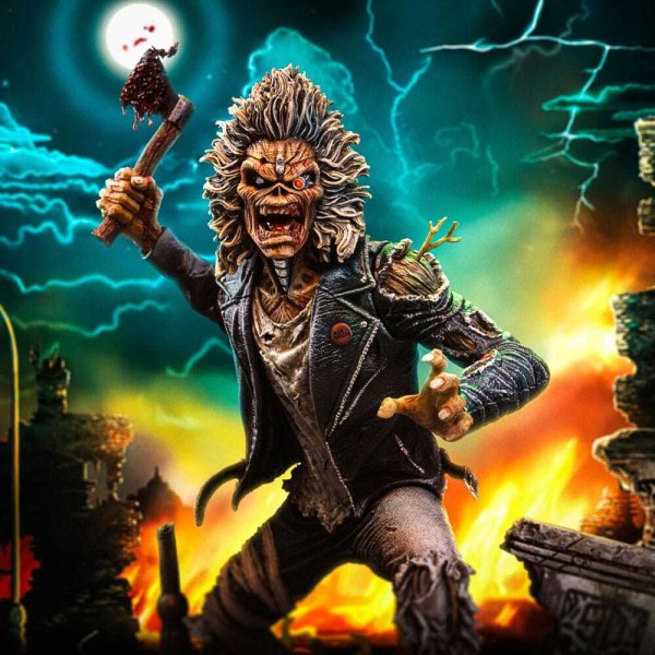 Art Scale Eddie 22 cm - Iron Studios Iron Maiden 50° anniversario