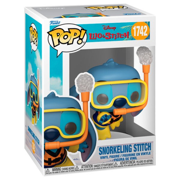 FUNKO POP! 1742 Stitch fa snorkeling - Disney Lilo & Stitch