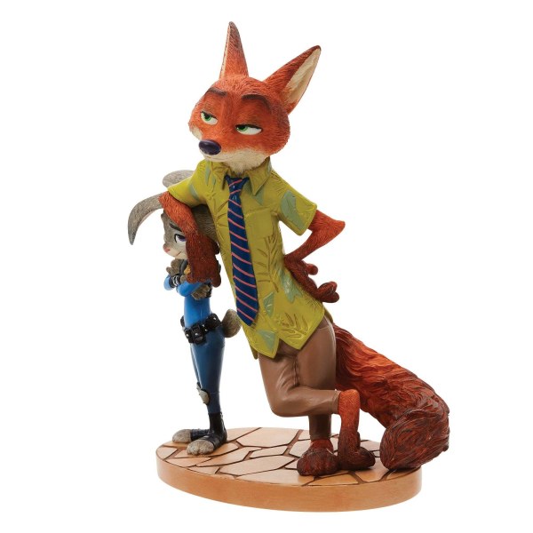 Figurina di Nick Wilde e Judy Hopps – Zootopia - Collezione Disney Showcase