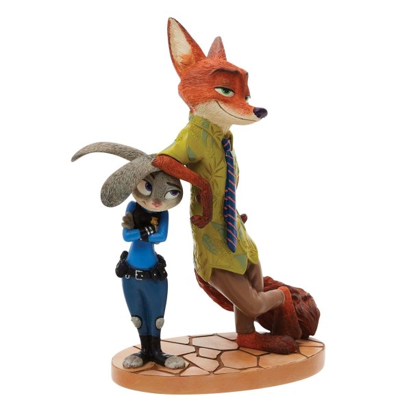Figurina di Nick Wilde e Judy Hopps – Zootopia - Collezione Disney Showcase