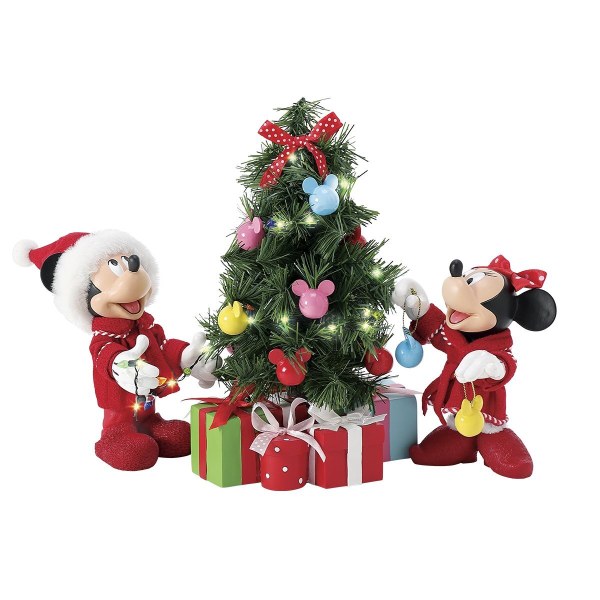 DECORAZIONE TOPOLINO E MINNIE - DISNEY DEPARTMENT 56