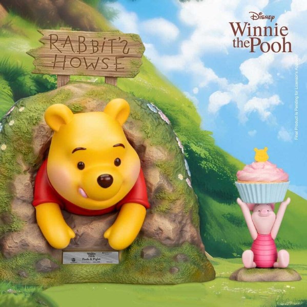 Disney Master Craft statuetta di Winnie the Pooh e Pimpi 33 cm
