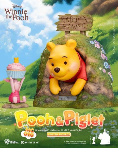 Disney Master Craft statuetta di Winnie the Pooh e Pimpi 33 cm