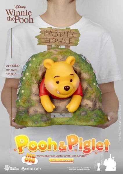 Disney Master Craft statuetta di Winnie the Pooh e Pimpi 33 cm