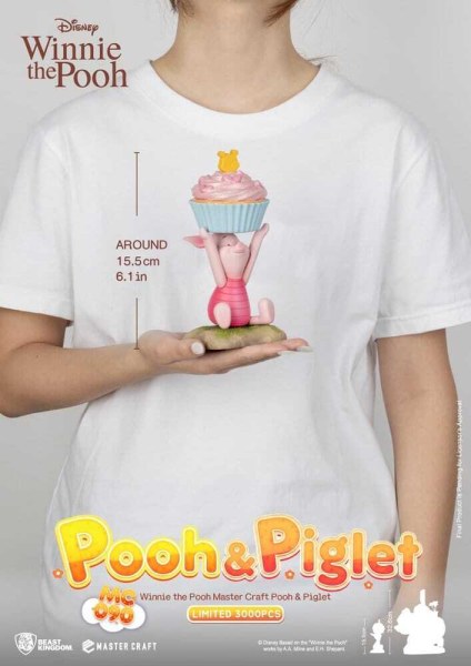 Disney Master Craft statuetta di Winnie the Pooh e Pimpi 33 cm
