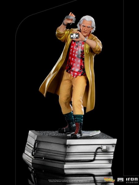 Ritorno al futuro - Parte II 1/10 Art Scale Dottore Brown Statua 25 cm