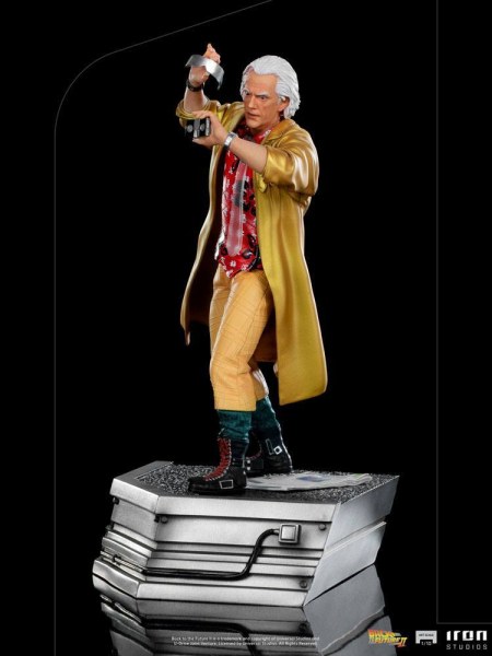 Ritorno al futuro - Parte II 1/10 Art Scale Dottore Brown Statua 25 cm