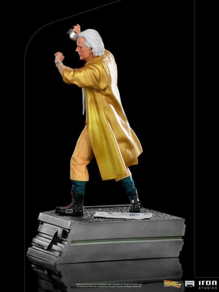 Ritorno al futuro - Parte II 1/10 Art Scale Dottore Brown Statua 25 cm