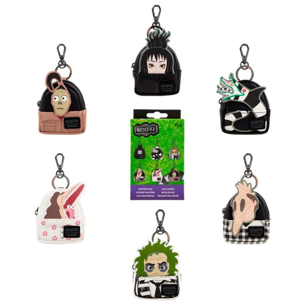 Portachiavi misterioso – Mini Zaino Loungefly – Beetlejuice