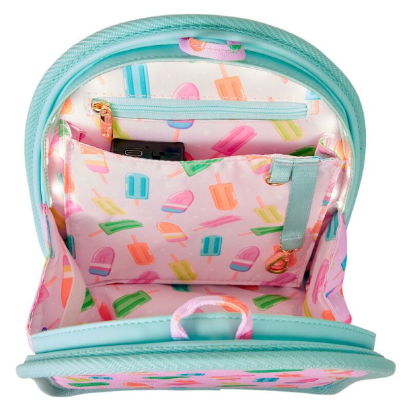 Zaino Loungefly con organizer luminoso - Popsicle