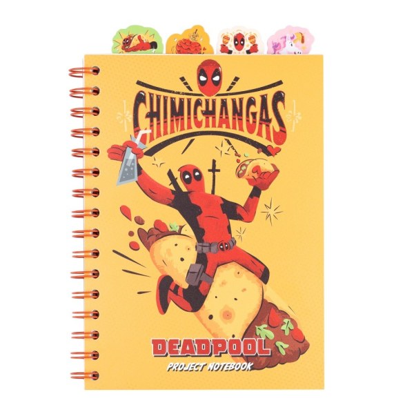 Quaderno del progetto Marvel Deadpool