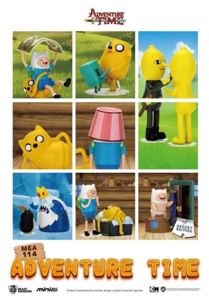 Adventure Time Mini Egg Attack Blind Box Assortimento di figurine Adventure Time 9 cm (6)