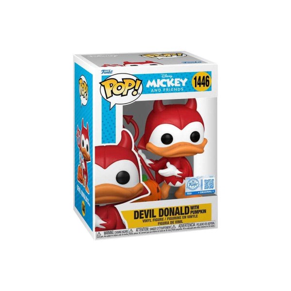 Figura Pop! 1446 Disney: Paperino il diavolo con la zucca