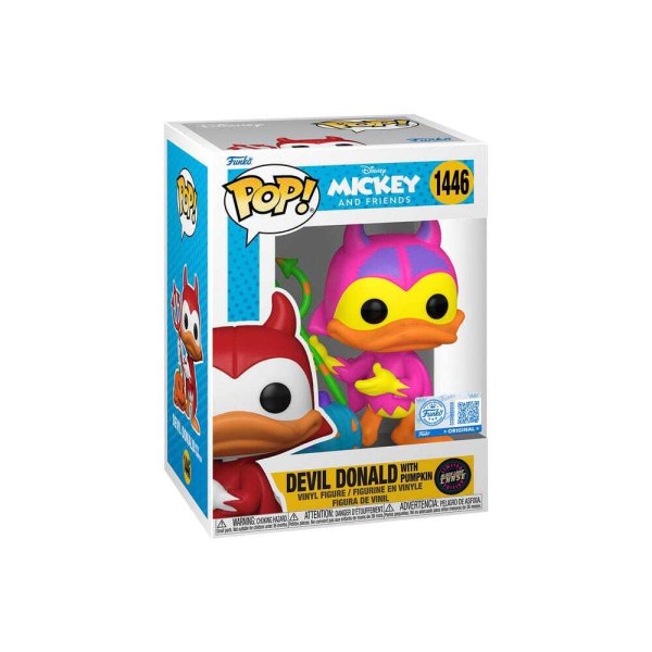 Figura Pop! 1446 Disney: Paperino il diavolo con la zucca