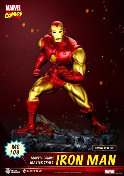 Statuetta Marvel Comics Master Craft Iron Man 29 cm