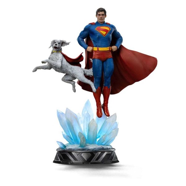 Art Scale Superman & Krypto 32 cm - Iron Studios Superman Legacy