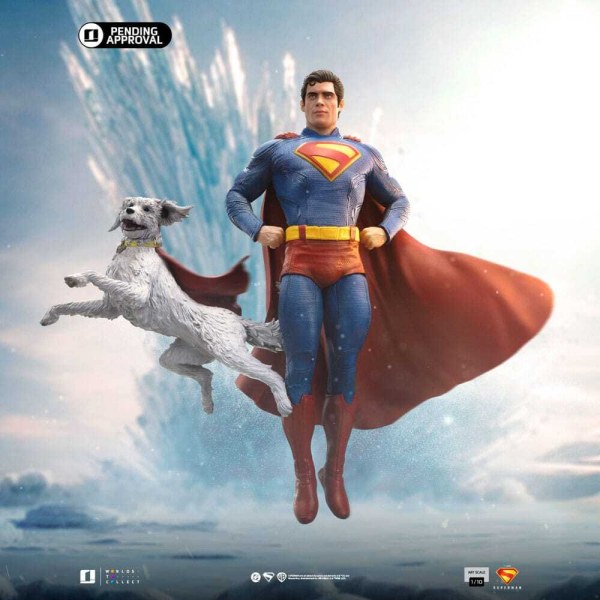Art Scale Superman & Krypto 32 cm - Iron Studios Superman Legacy