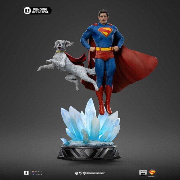 Art Scale Superman & Krypto 32 cm - Iron Studios Superman Legacy