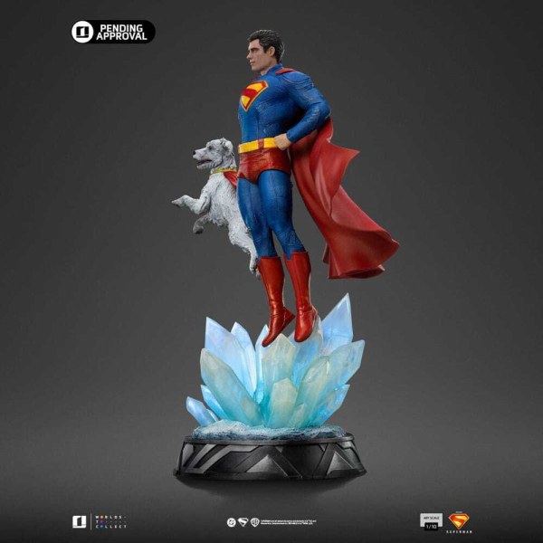 Art Scale Superman & Krypto 32 cm - Iron Studios Superman Legacy