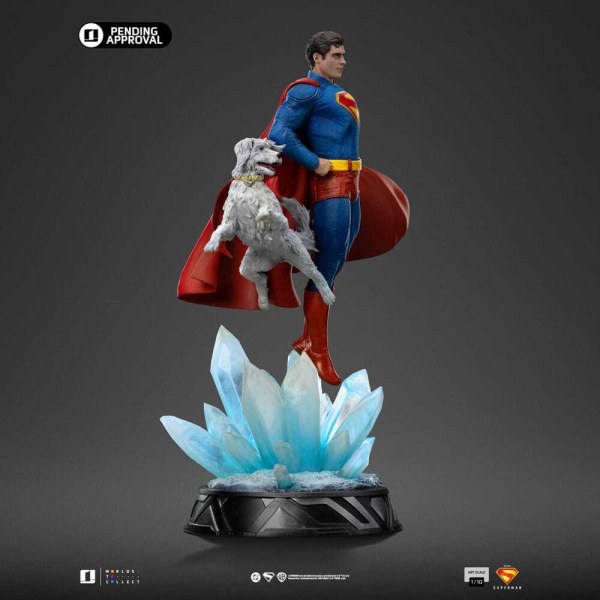 Art Scale Superman & Krypto 32 cm - Iron Studios Superman Legacy