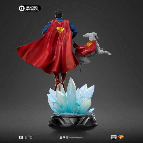 Art Scale Superman & Krypto 32 cm - Iron Studios Superman Legacy