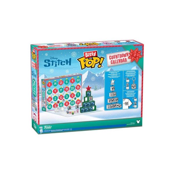 Calendario dell'Avvento Bitty POP! - Conto alla rovescia di 24 giorni Stitch Natale - Disney Lilo & Stitch
