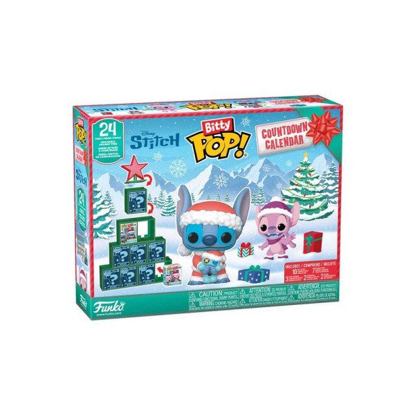 Calendario dell'Avvento Bitty POP! - Conto alla rovescia di 24 giorni Stitch Natale - Disney Lilo & Stitch
