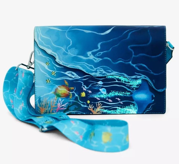 BORSA A TRACOLLA ESCLUSIVA WATER FLOW - DISNEY LOUNGEFLY VAIANA