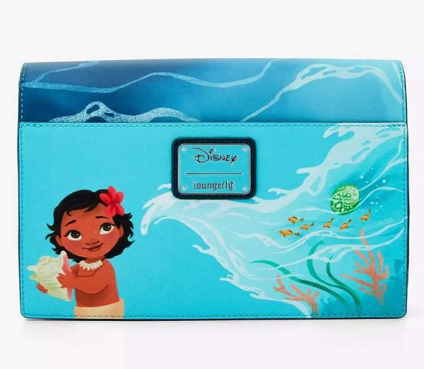 BORSA A TRACOLLA ESCLUSIVA WATER FLOW - DISNEY LOUNGEFLY VAIANA