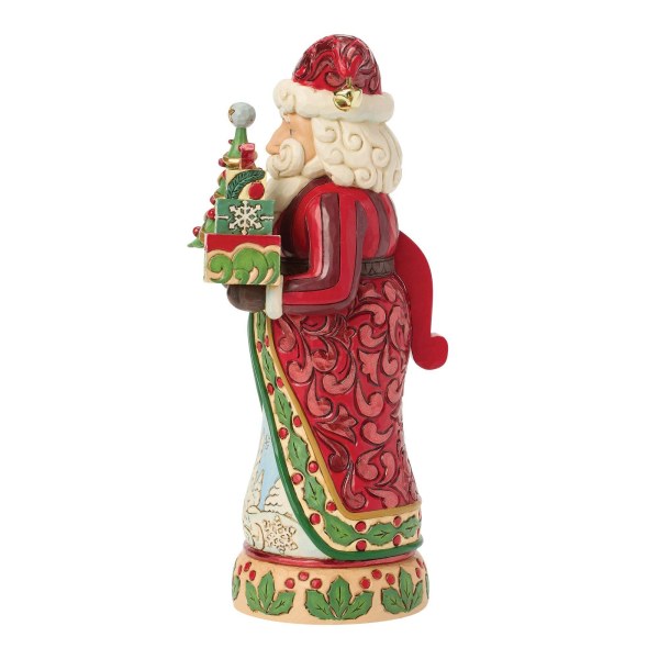 Schiaccianoci di Babbo Natale rosso e verde - Jim Shore