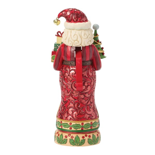 Schiaccianoci di Babbo Natale rosso e verde - Jim Shore