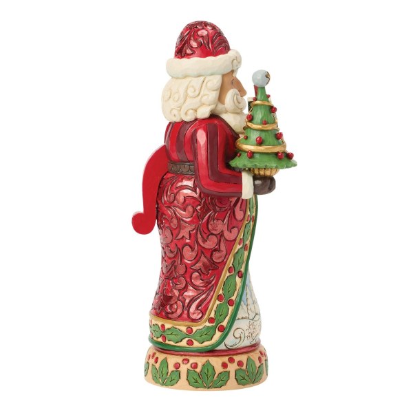 Schiaccianoci di Babbo Natale rosso e verde - Jim Shore